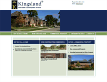 Tablet Screenshot of kingslandproperties.com